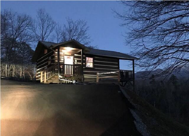 Just the Two of Us Log Cabin